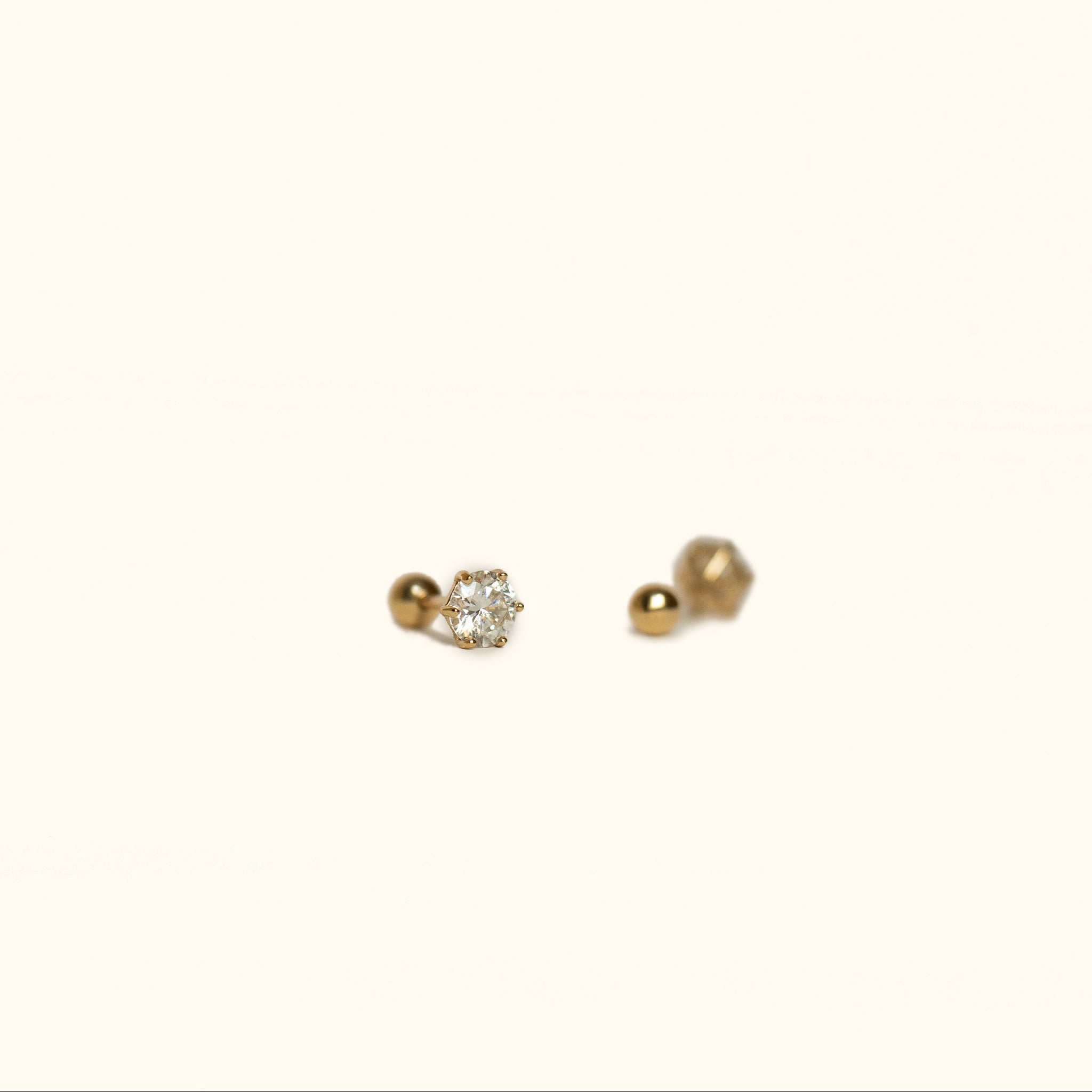 14K Ida Moissanite Earrings