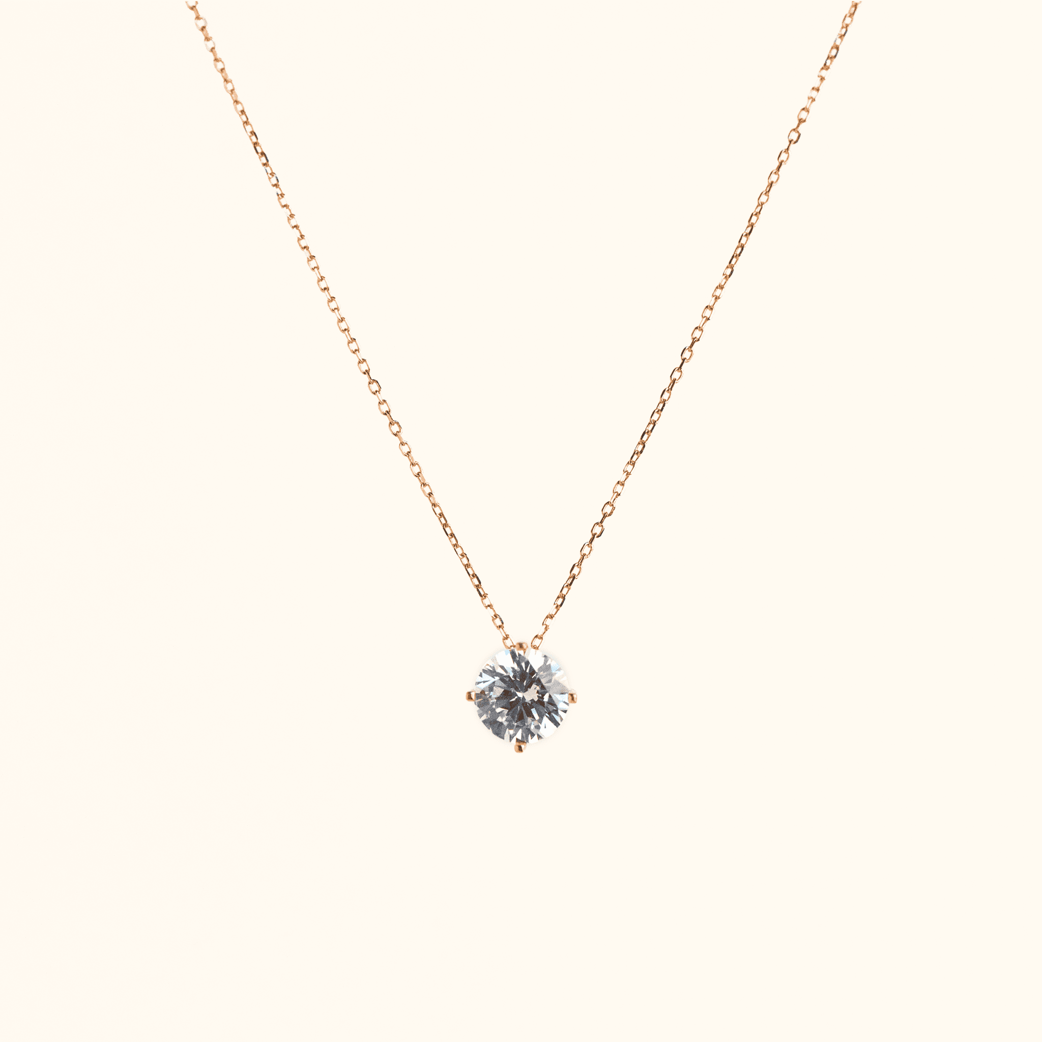 14K Odette Rose Pendant Necklace