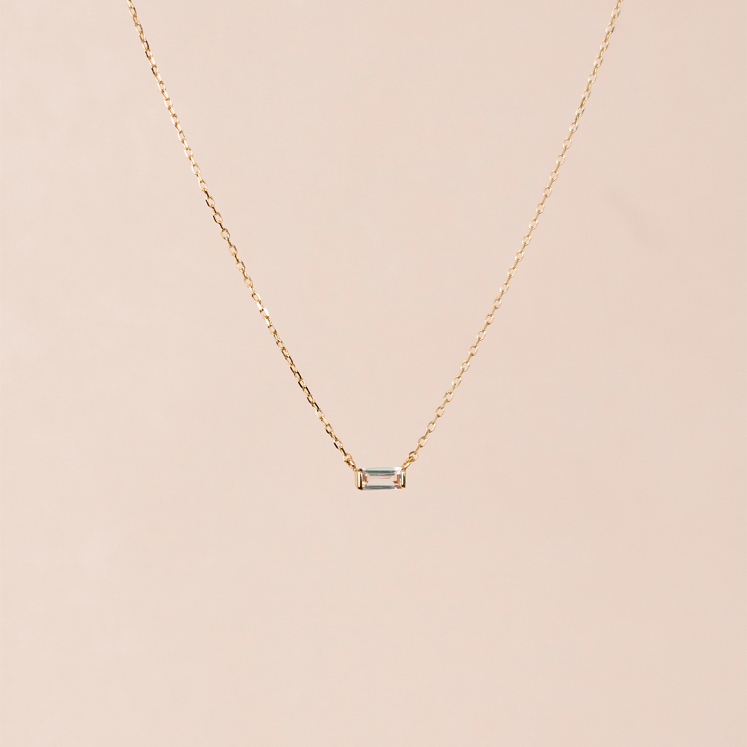 14K Jo Topaz Necklace